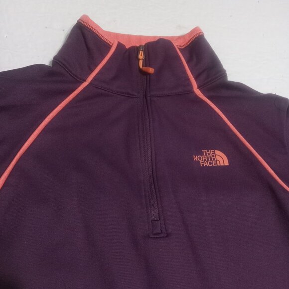 The North Face Women's 1/4 Zip Pullover LS Sweatshirt Size M 721509 - Picture 1 of 9